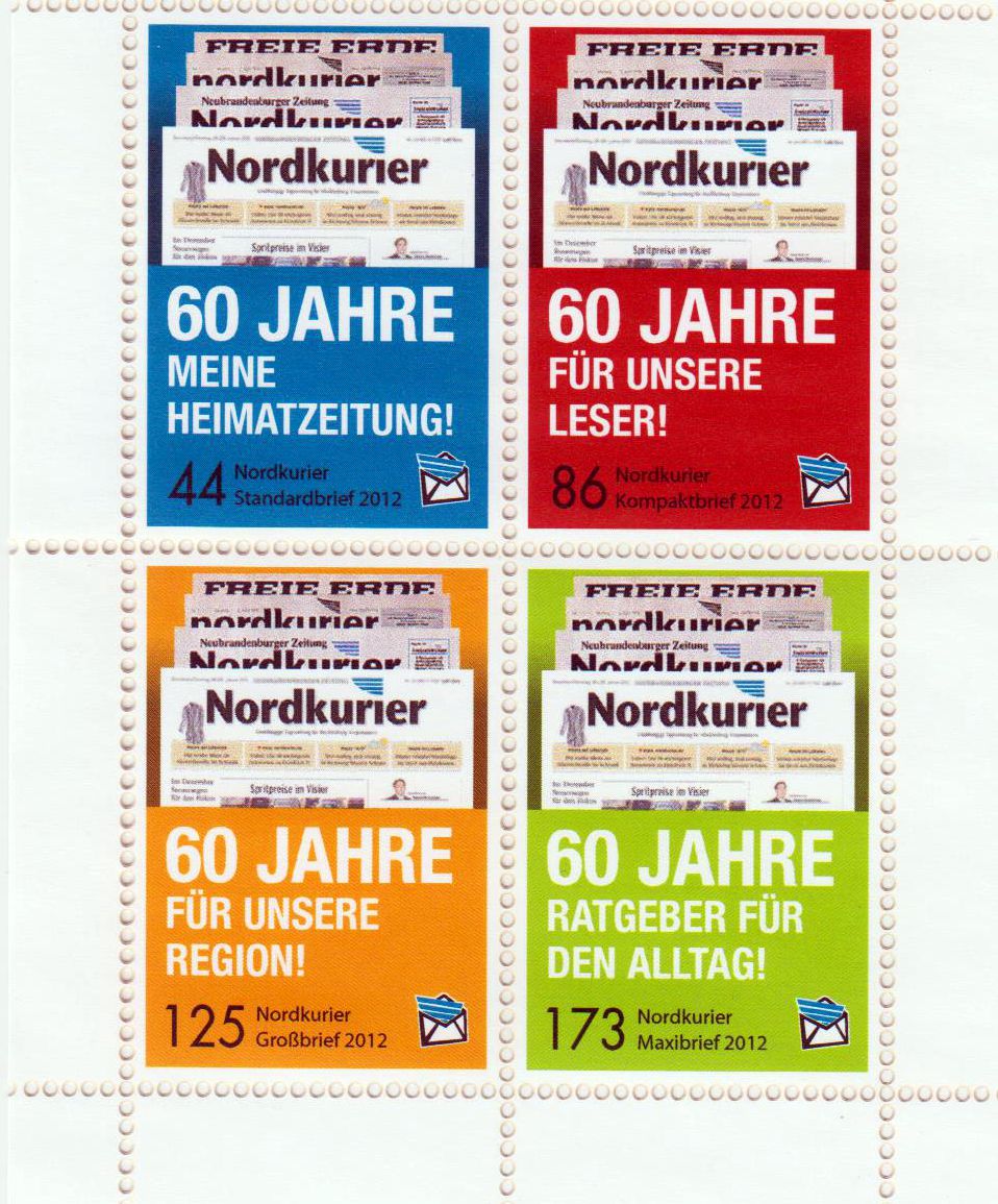 60 Jahre Heimatzeitung 2012 aus Kleinbogen