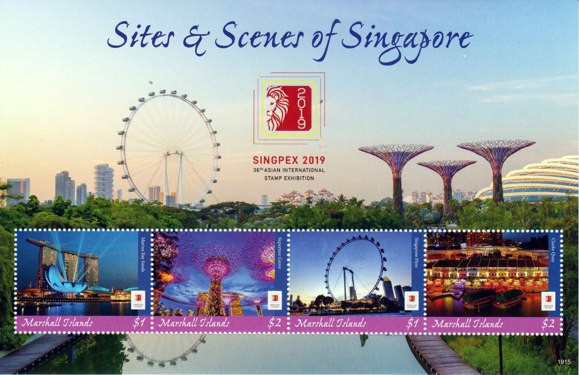 Singpex 2019, Ansichten von Singapur