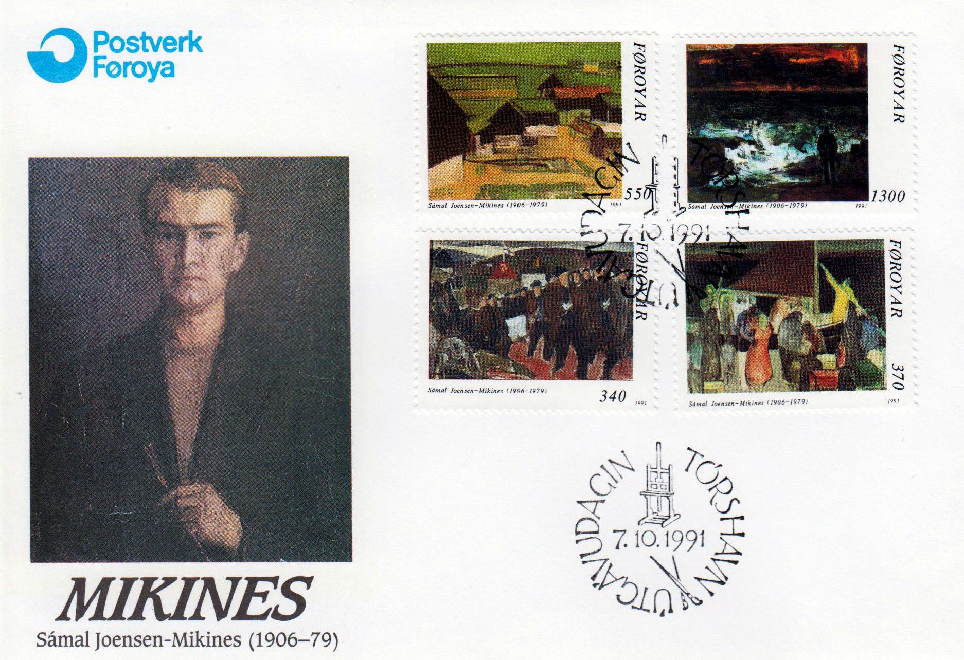 85. Geburtstag von Sámal Joensen-Mikines 1991