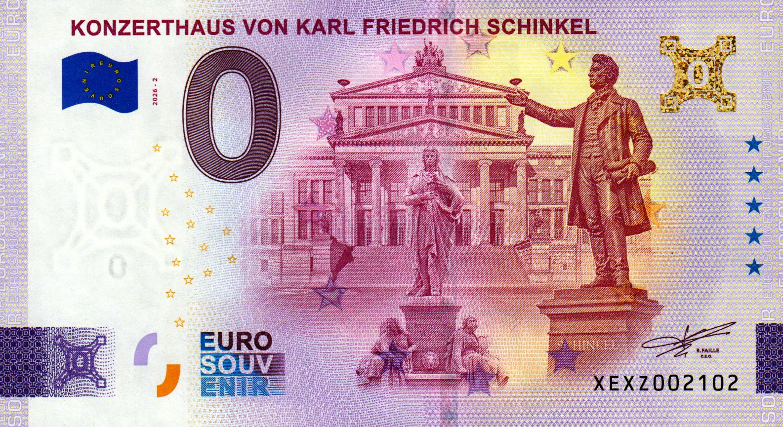 Konzerthaus von Karl Friedrich Schinkel 2026-2 Gold