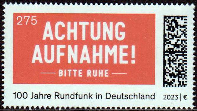 100 Jahre Rundfunk 2023, Achtung Aufnahme!