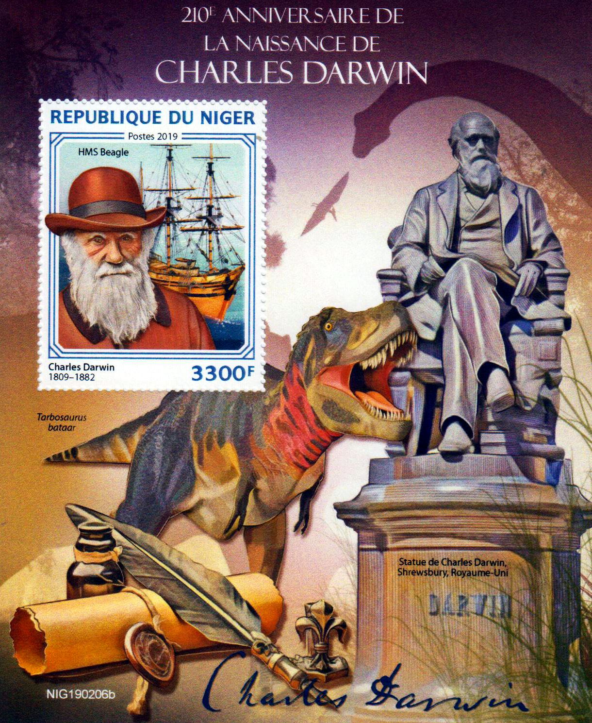 Block: 210. Geburtstag Charles Darwin