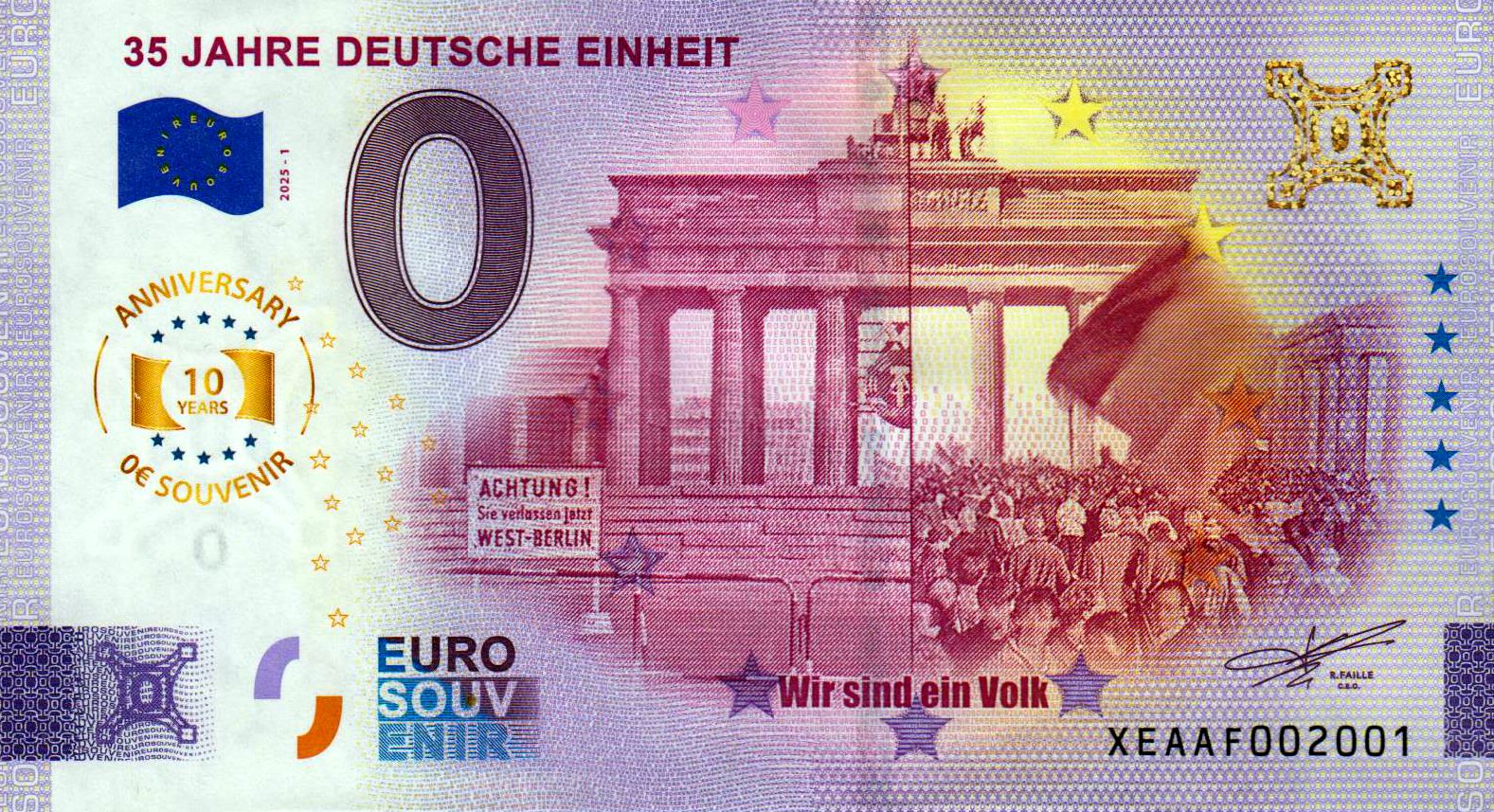 35 Jahre Deutsche Einheit 2025-1 Anniversary