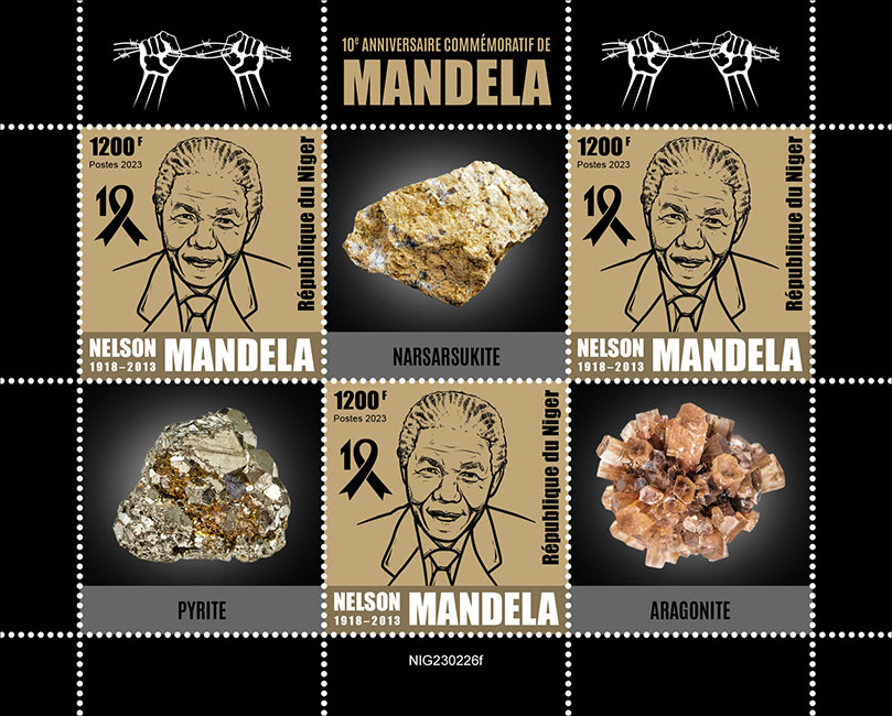 Nelson Mandela 2023, MIneralien