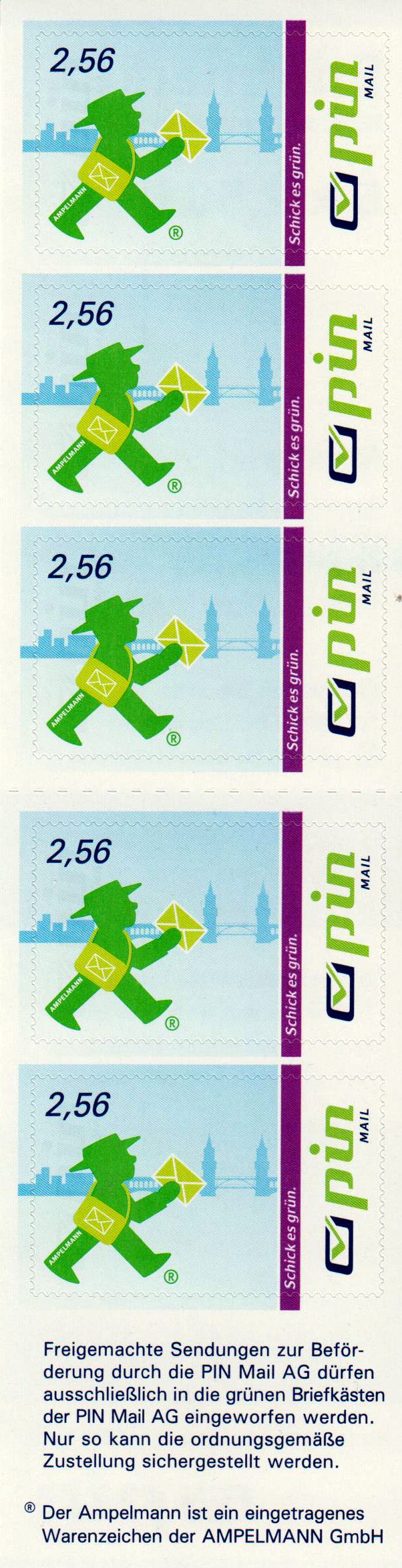 Ampelmännchen 2017, 5 x 256ct