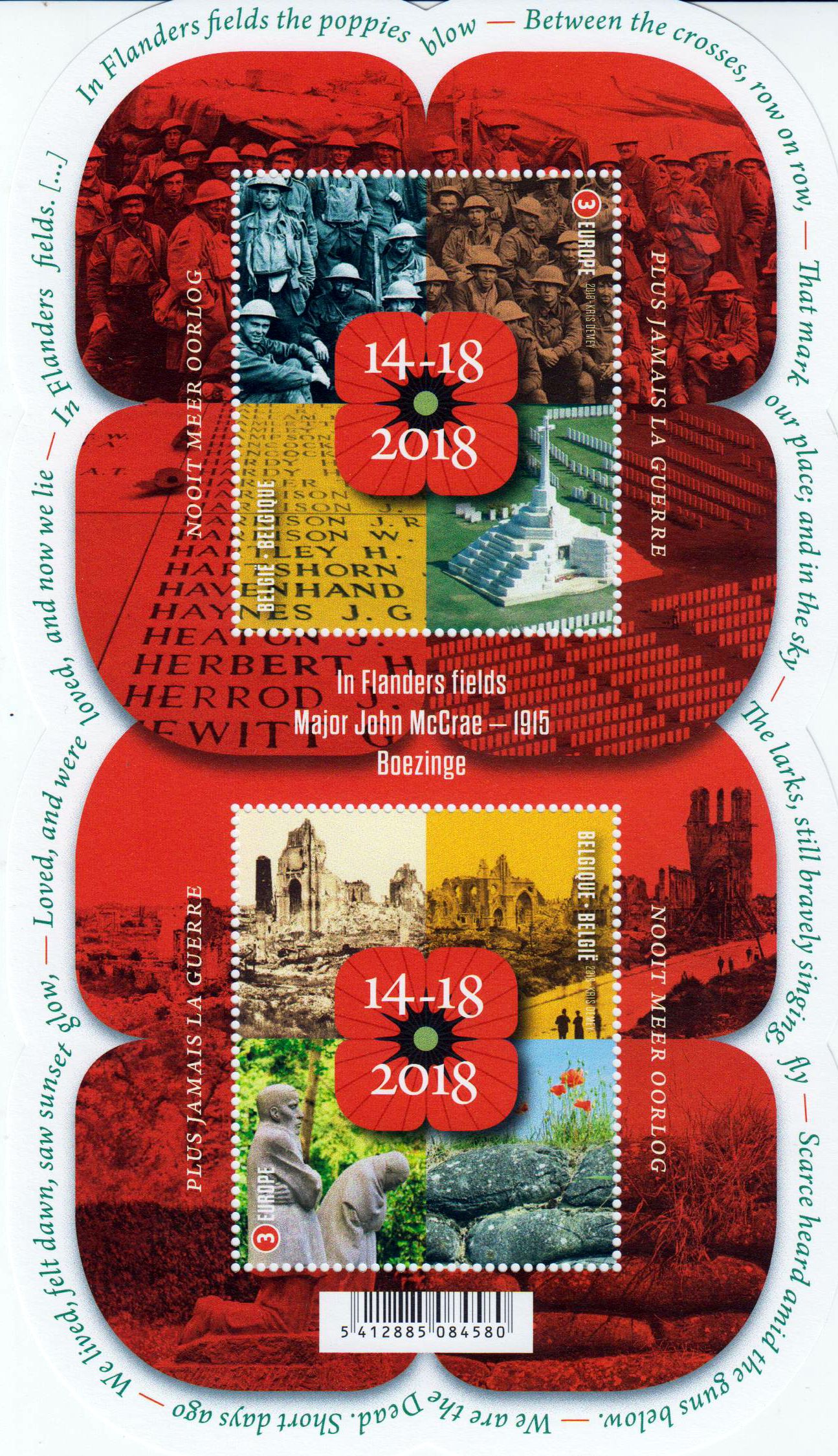 Block: Erster Weltkrieg, in Flanders fields