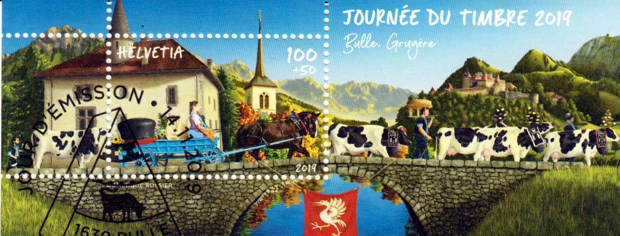 Block: Tag der Marke 2019, Brücke, gestempelt