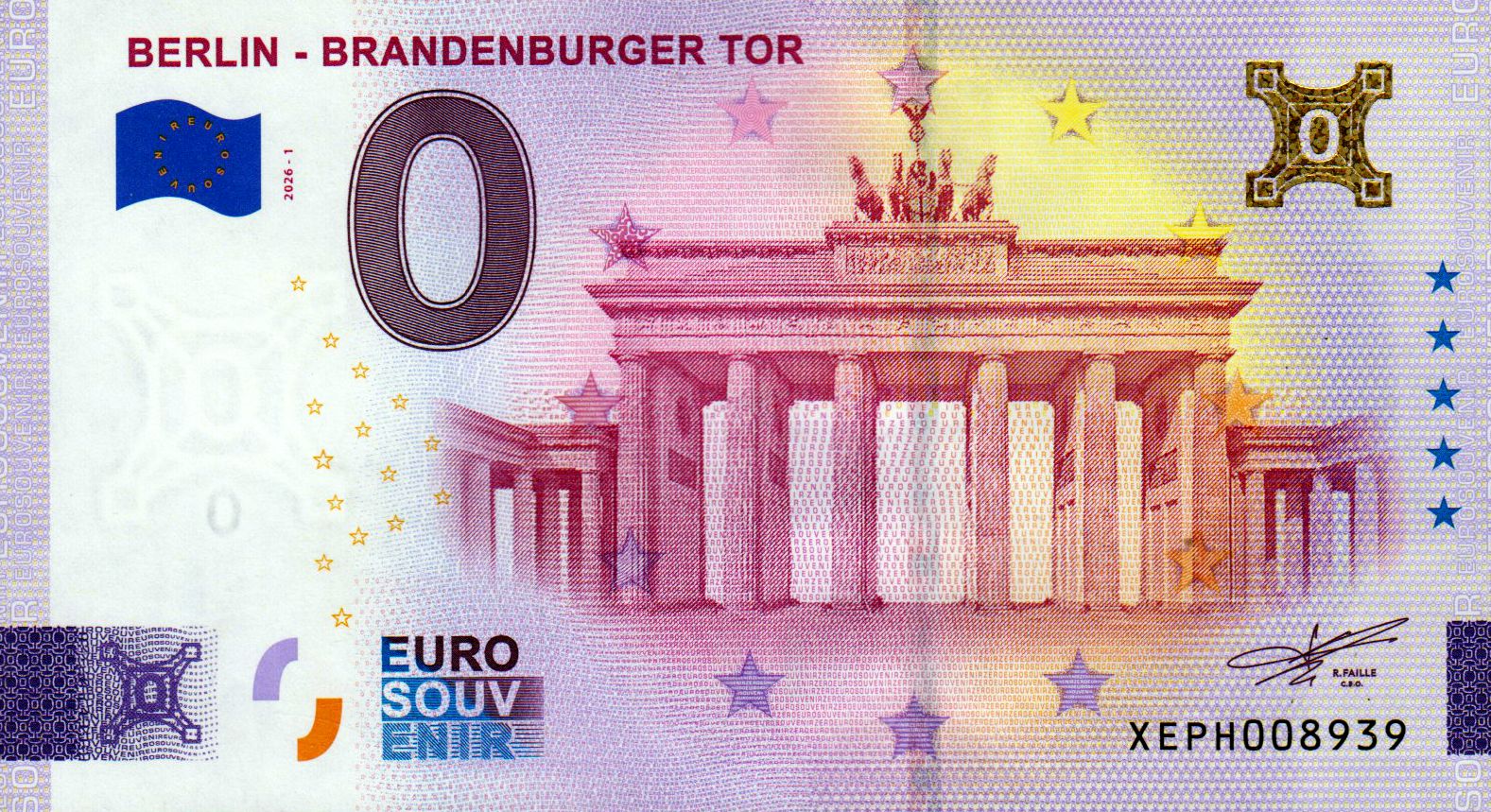 Berlin - Brandenburger Tor 2026-1 Gold