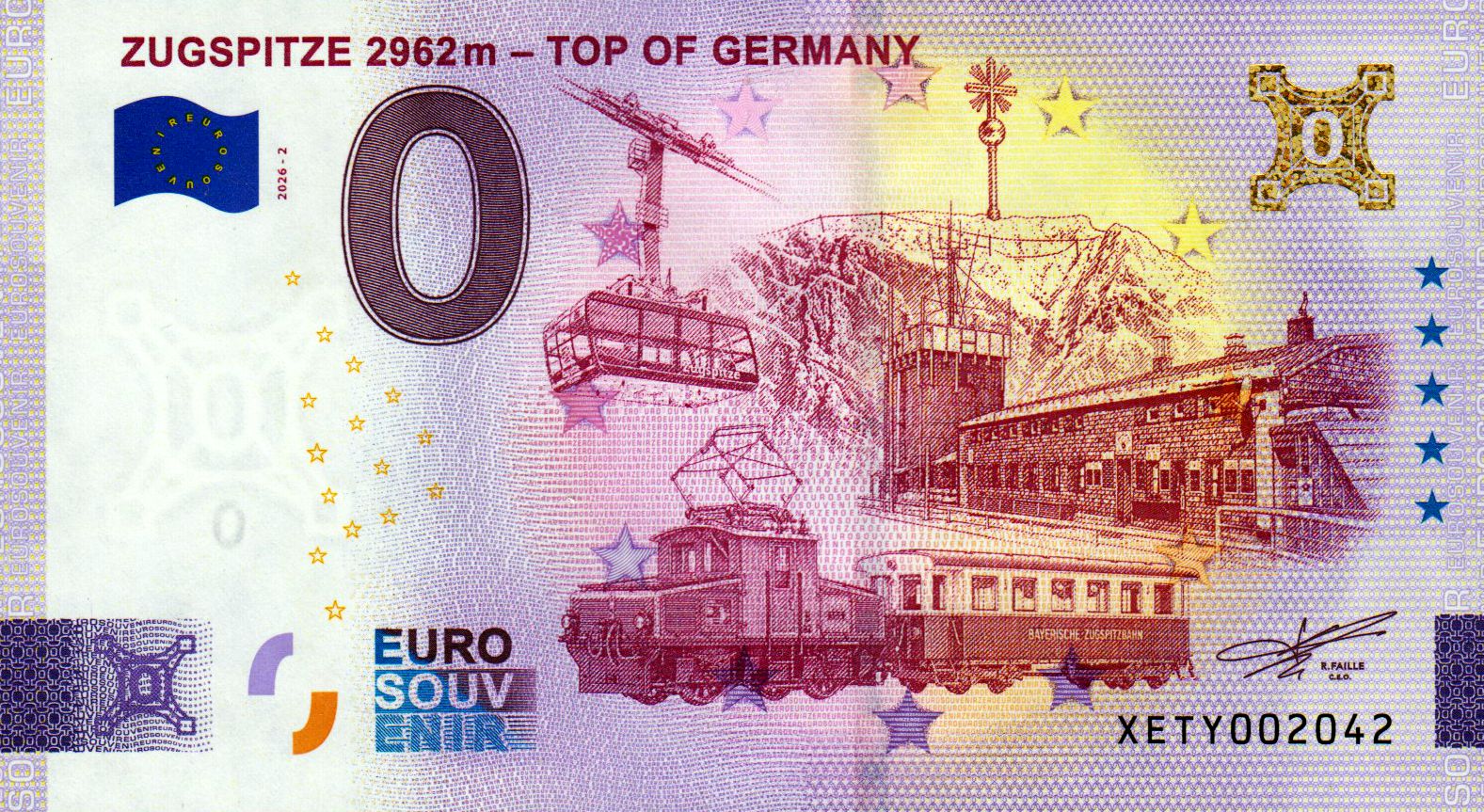 Zugspitze 2962m - Top of Germany 2026-2 Gold