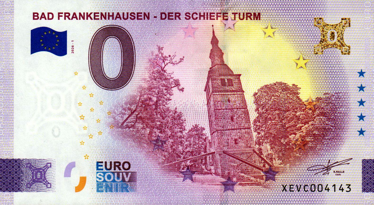 Bad Frankenhausen - Der Schiefe Turm 2026-1, Gold