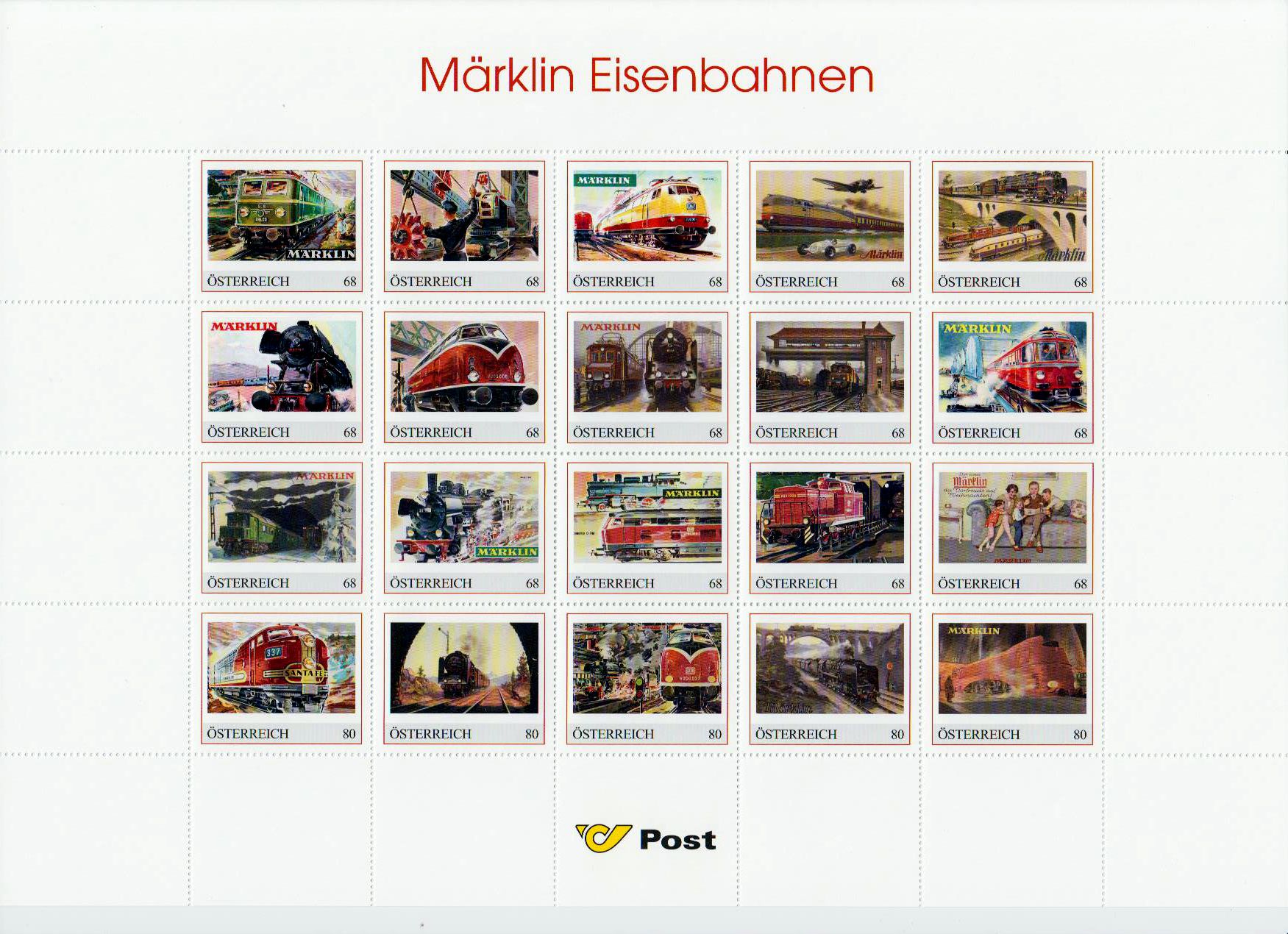 Märklin Eisenbahnen 2016, personalisiert