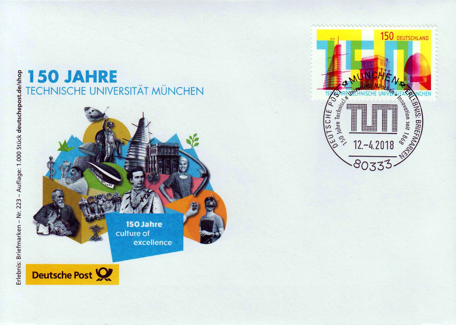Nr. 223: 150 Jahre TU München 2018