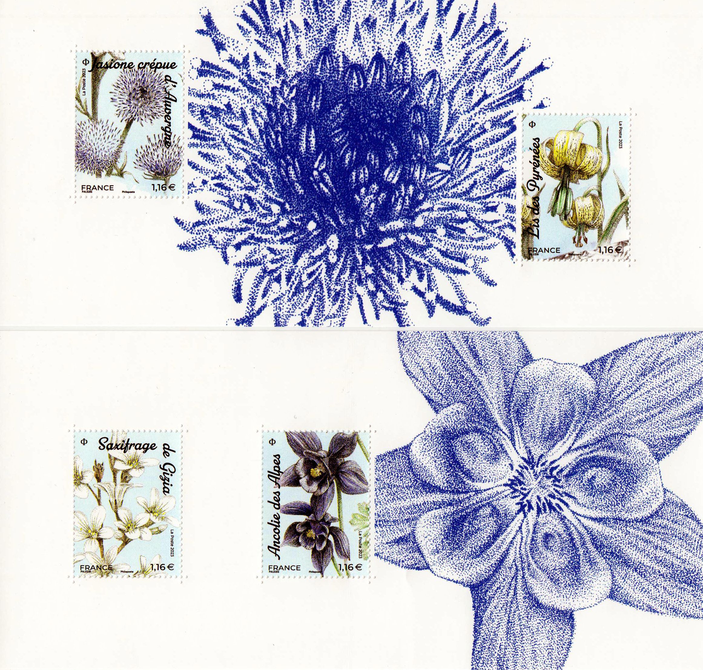 Block: Bergblumen 2023, Souvenir