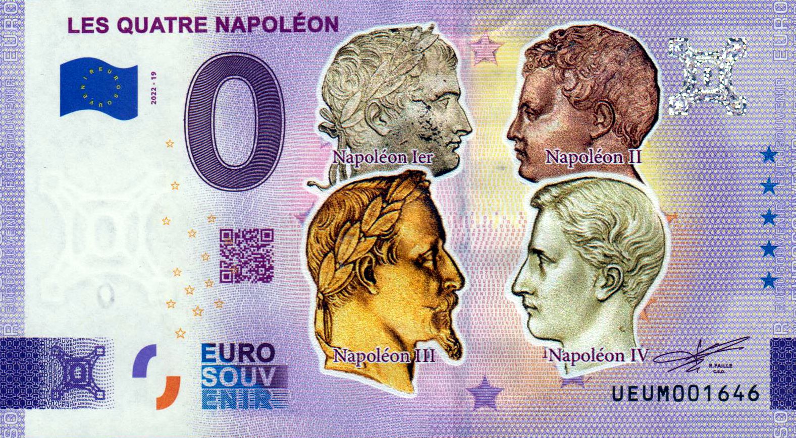 Les Quatre Napoleon 2022-19, coloriert