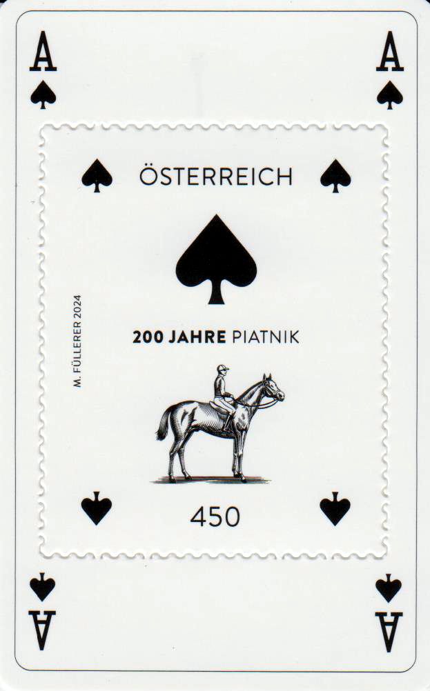 Block: Spielkarte Pik 2024