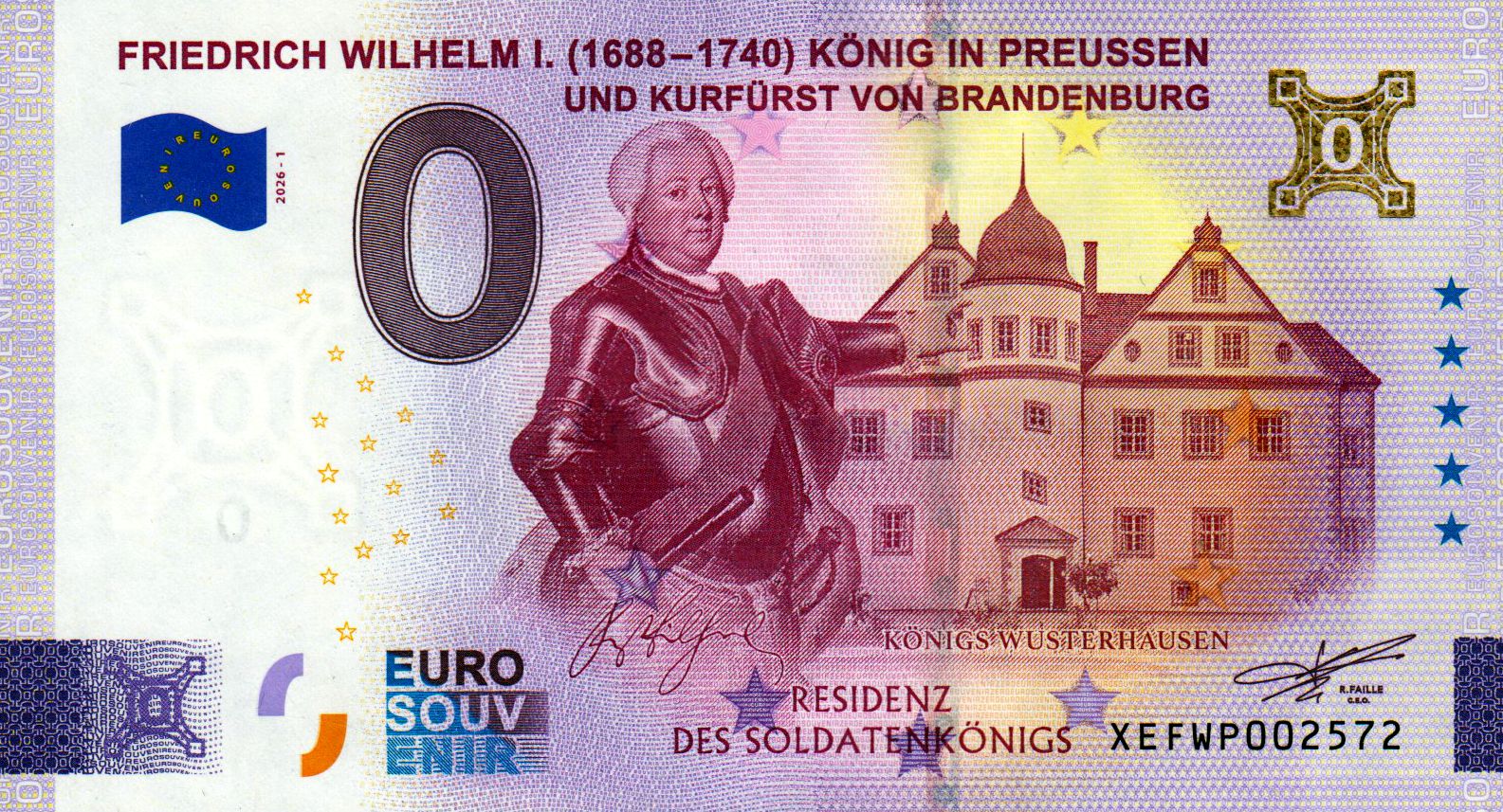 Friedrich Wilhelm I König von Preussen und Kurfürst von Brandenburg 2026-1 Gold