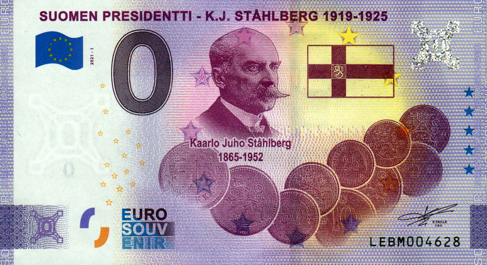 Suomen Presidentti - K. J. Stahlberg 2021-1 Anniversary