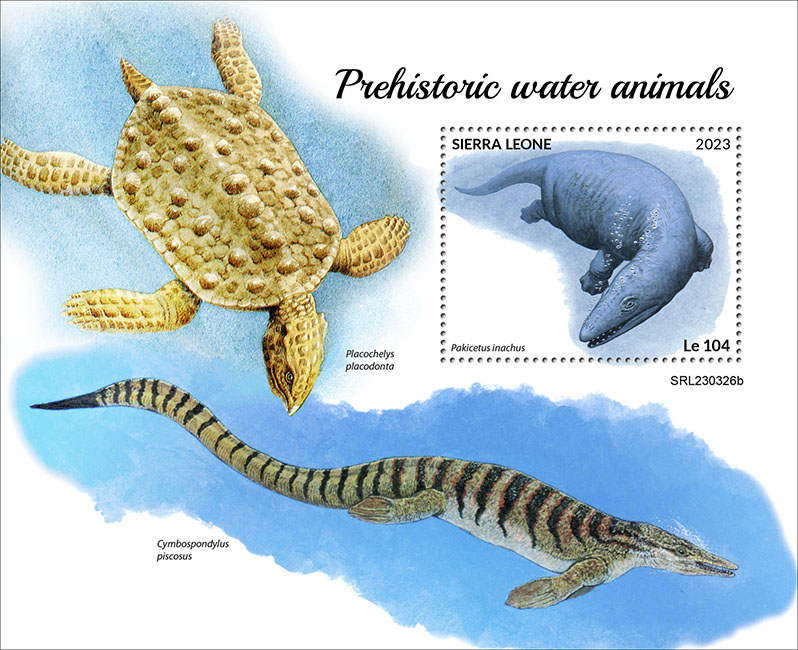 Block: Prähistorische Wasserlebewesen, Schildkröte
