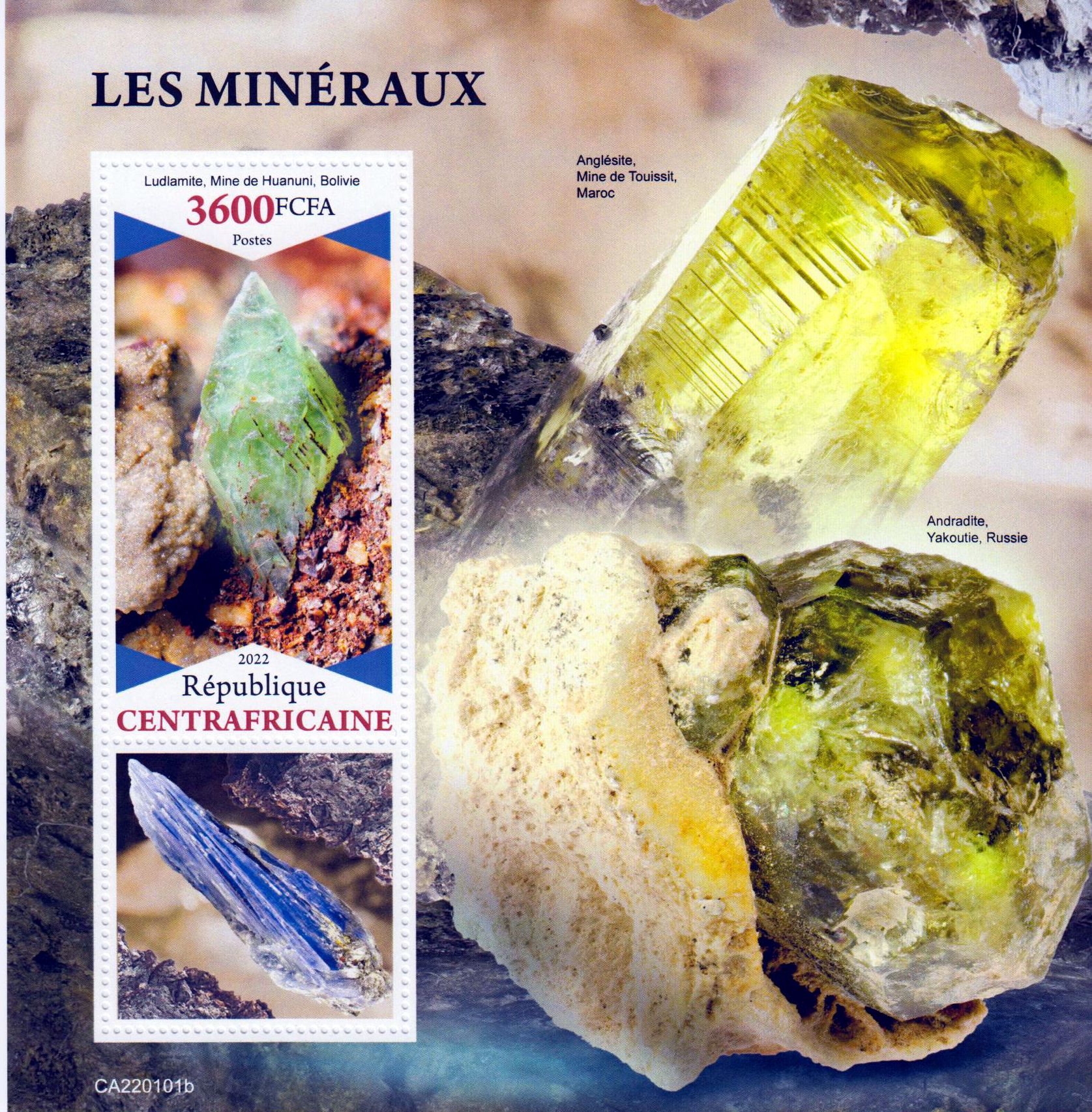Block: Mineralien 2022, Ludiamite