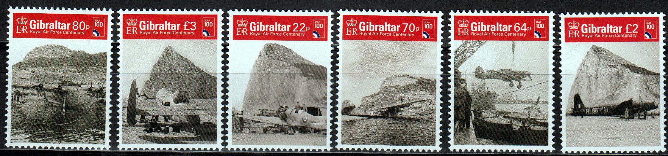 100 Jahre Royal Air Force, Flugzeuge