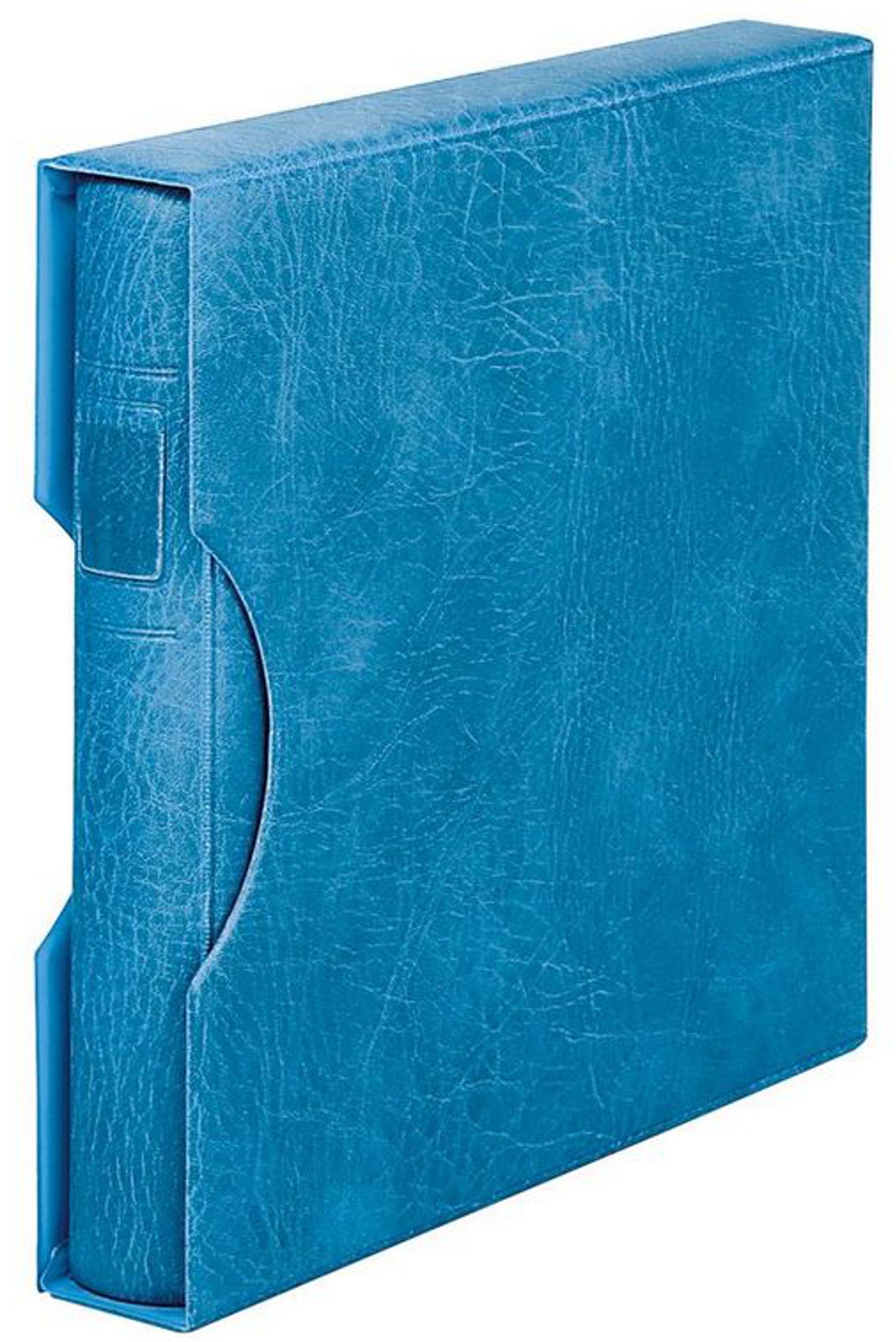 LINDNER - Ringbinder inkl. Schutzkassette, Farbe BLAU - 1124-B