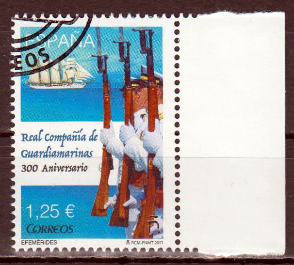 Königliches Seekadetten Regiment, gestempelt