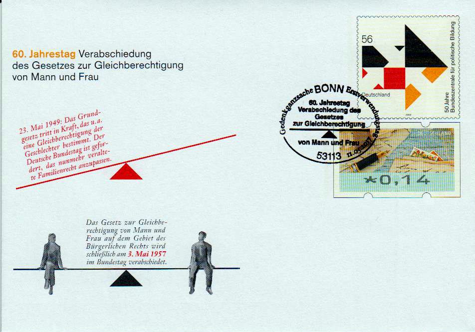 Gleichberechtigung, Erstverw.St. Bonn