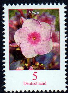 Dauer: Blume, Phlox 2017, 5 Cent