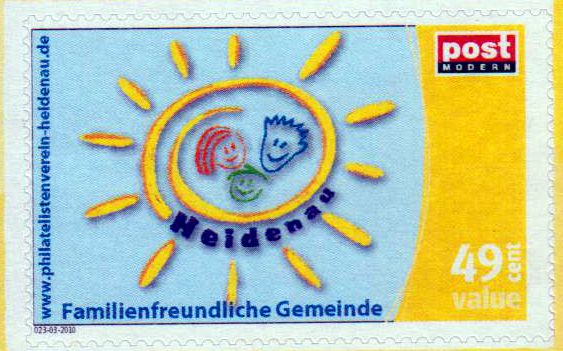 Familienfreundliche Gemeinde Heidenau 2010, personalisiert