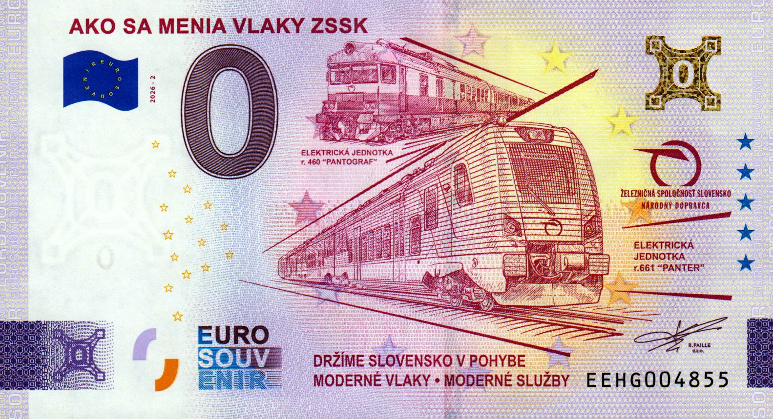 Ako sa Menia Vlaky ZSSK 2026-2 Gold