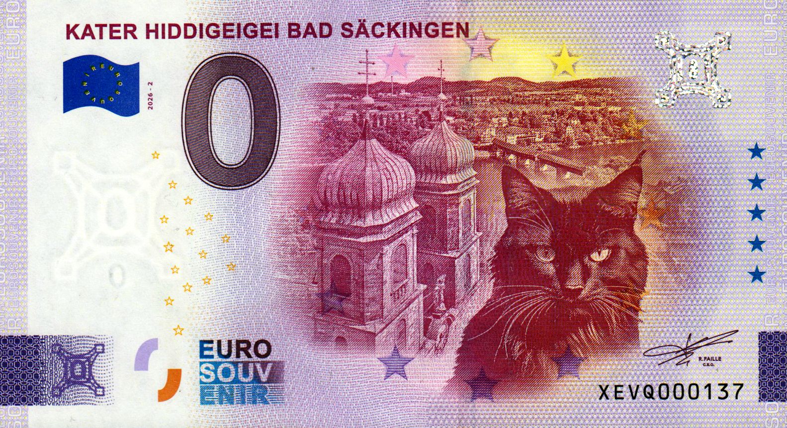 Kater Hiddigeigei Bad Säckingen 2026-2, Silber