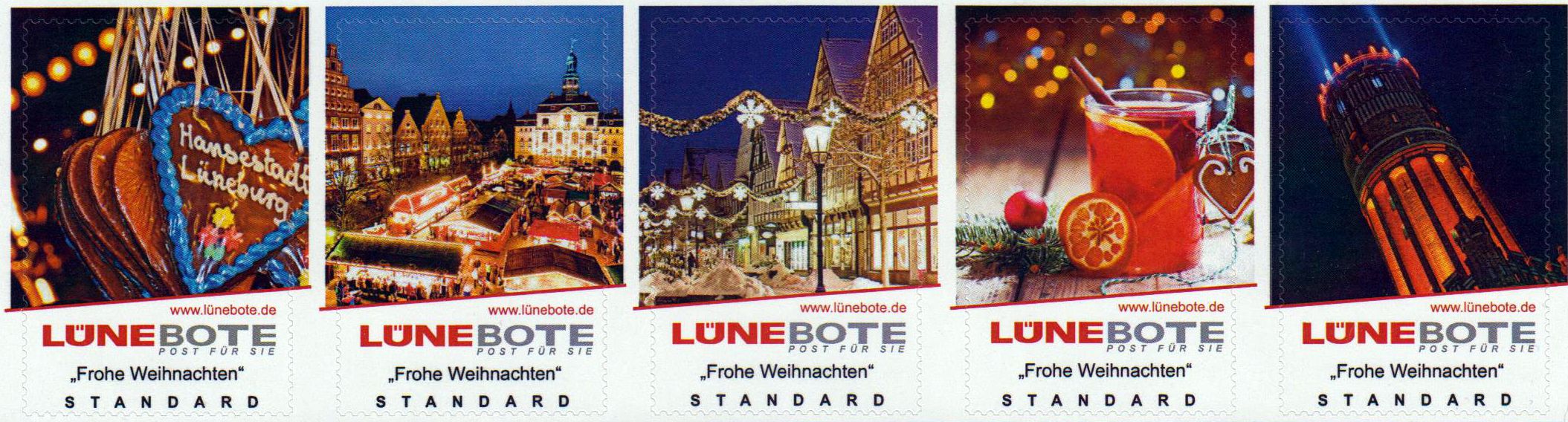 Weihnachten 2016 (Standard), gestempelt