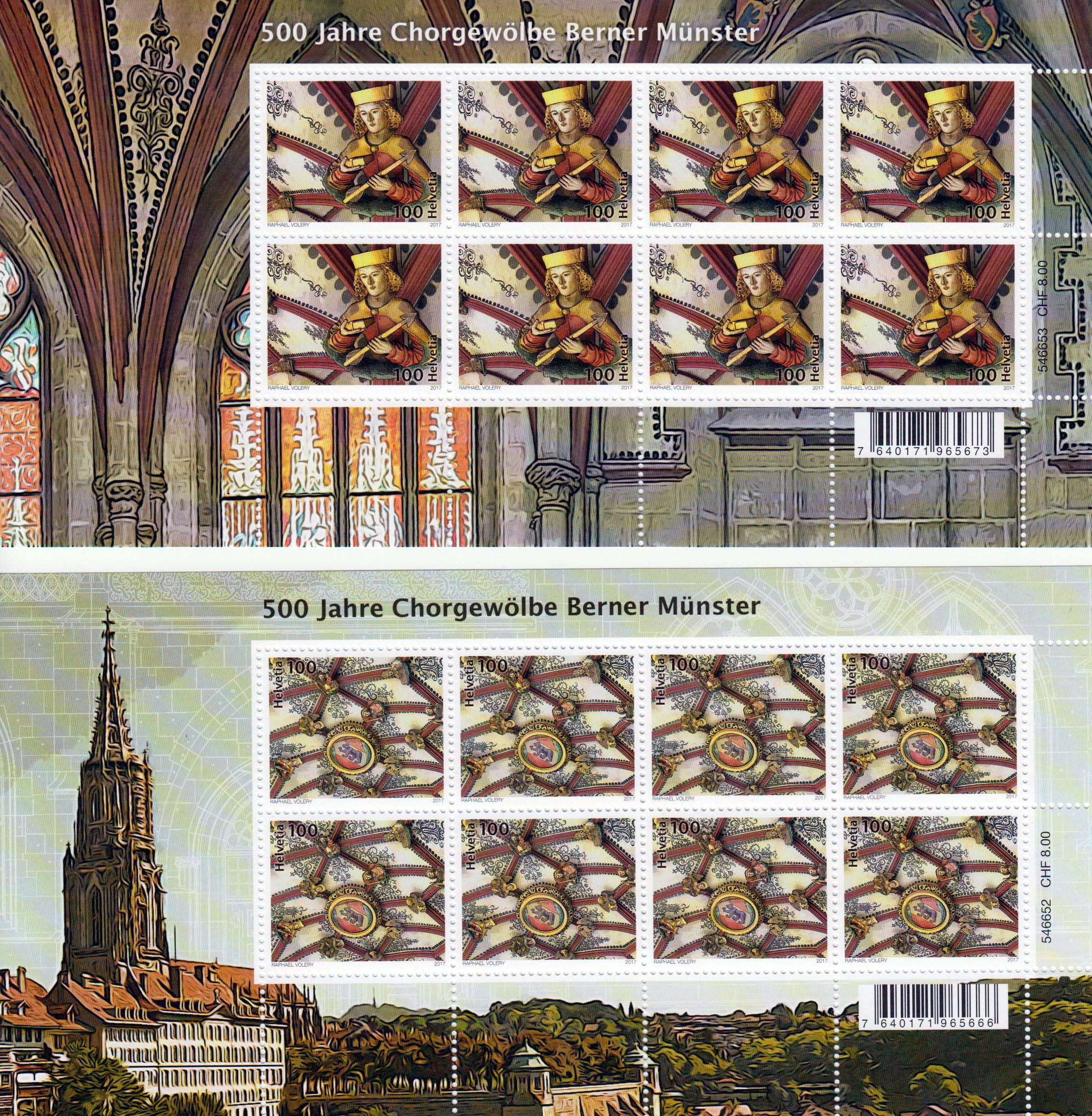 Berner Münster, Chorgewölbe