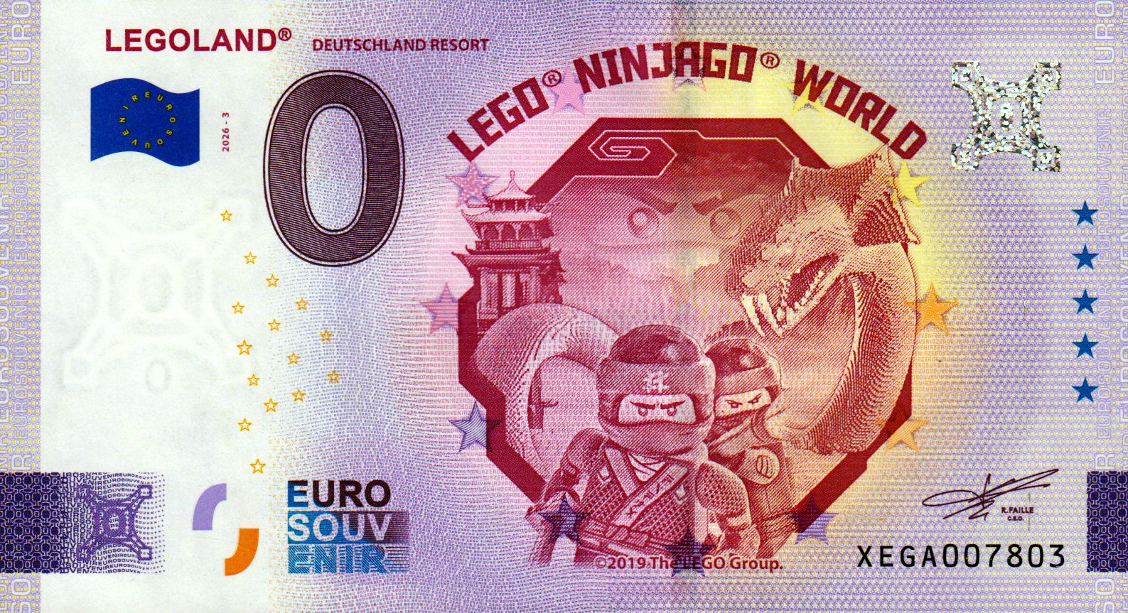 Legoland Deutschland Resort - Lego Ninjago World 2026-3 Silber