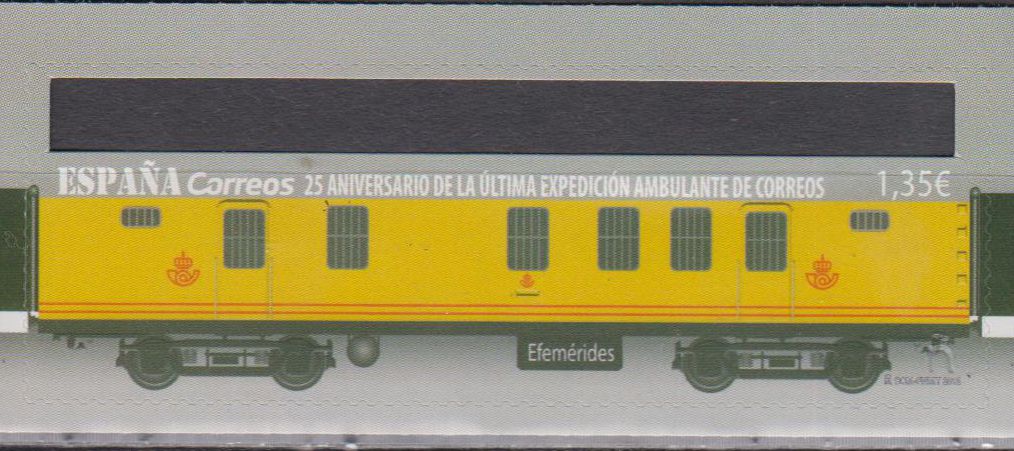 Letztes Reisepostamt, Eisenbahnwaggon mit Ausstanzung, sk