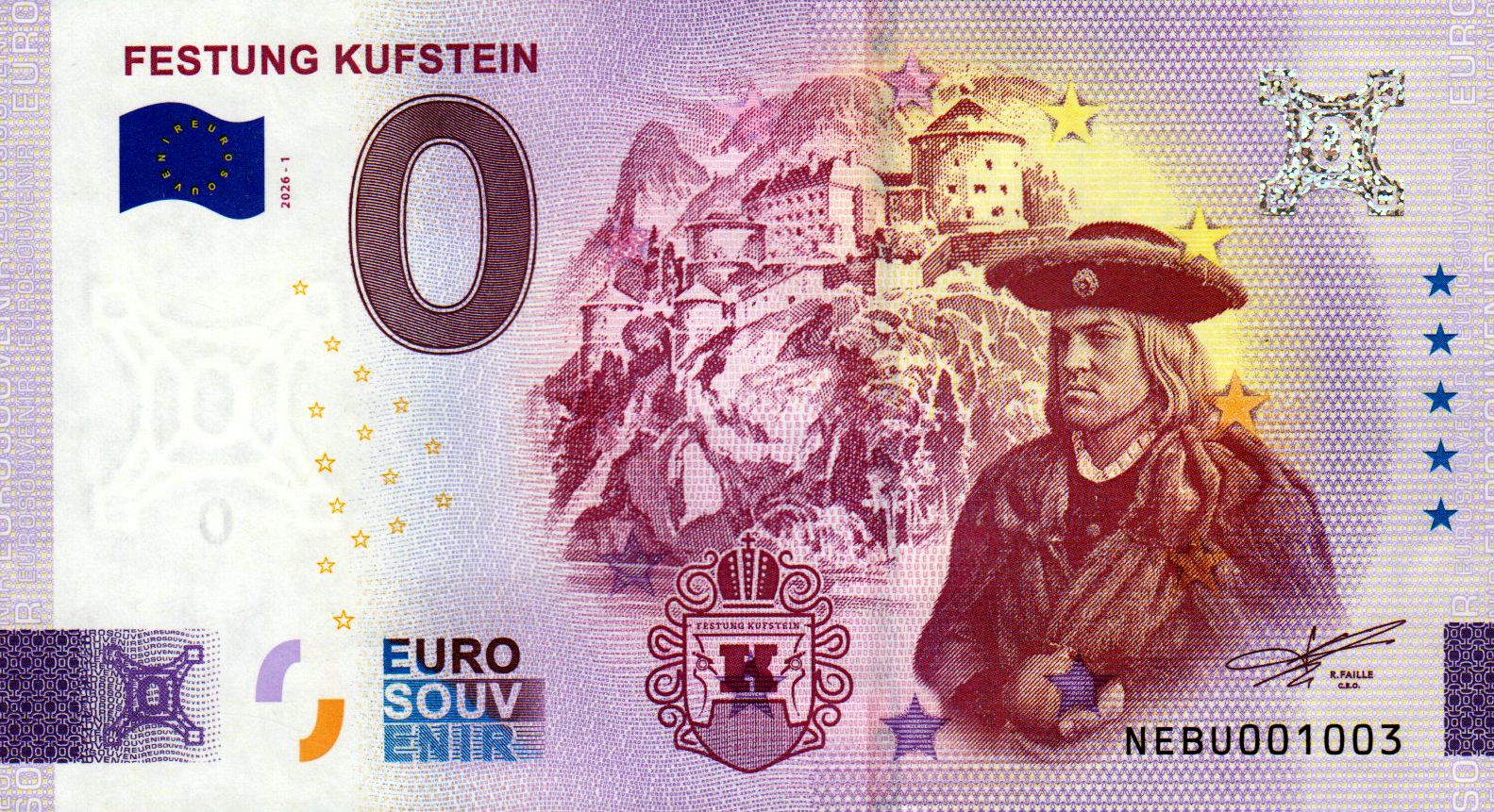 Festung Kufstein 2026-1 Silber
