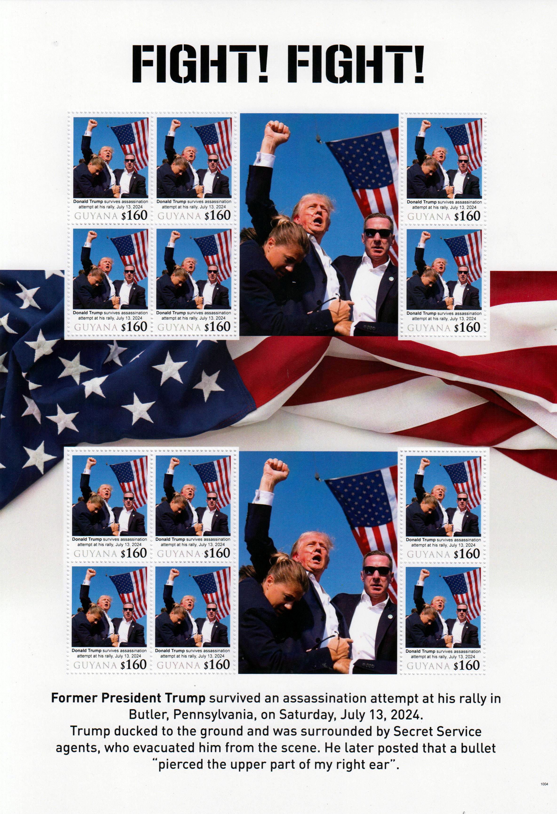 Block: Donald Trump 2024, Fight! Fight"