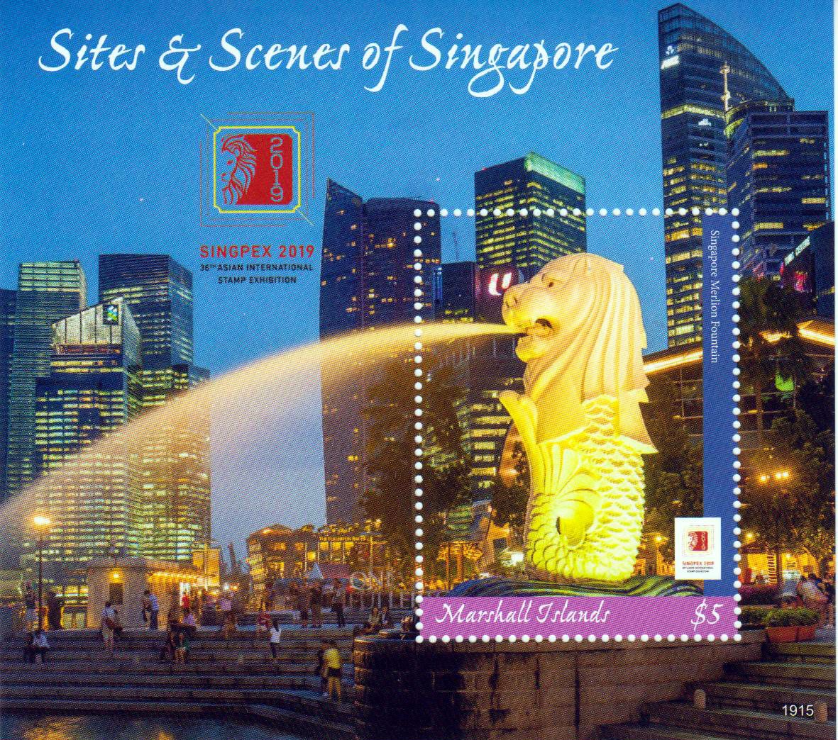 Block: Ansichten von Singapur, Singpex 2019