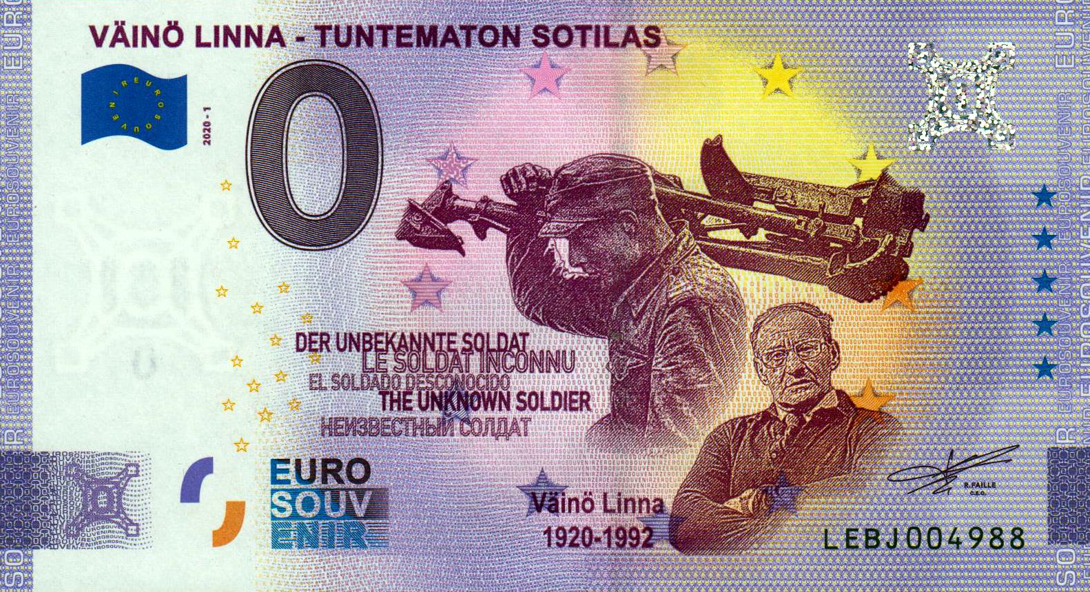 Väinö Linna - Tuntematon Sotilas 2020-1, Anniversary