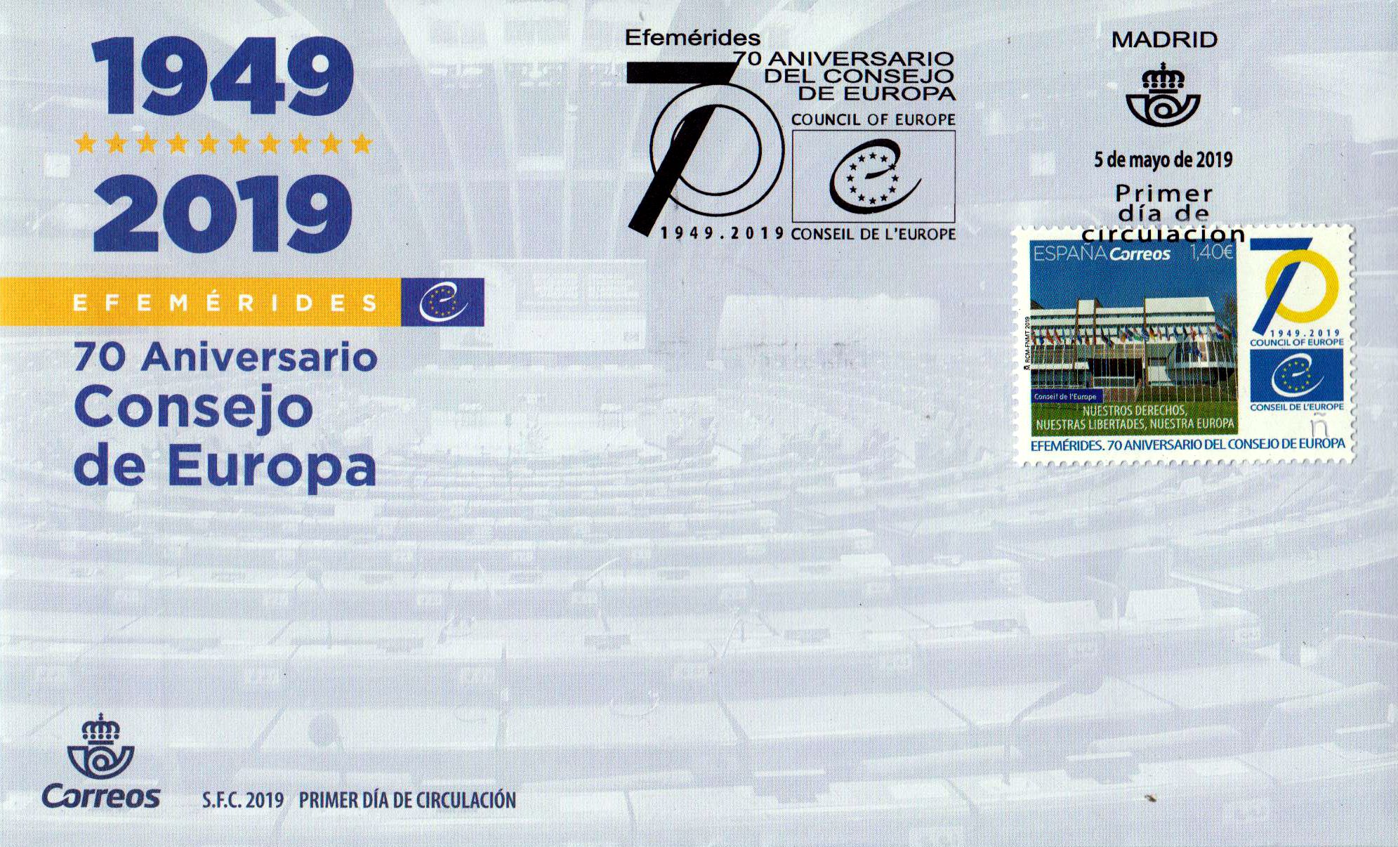 70 Jahre Europarat,EM