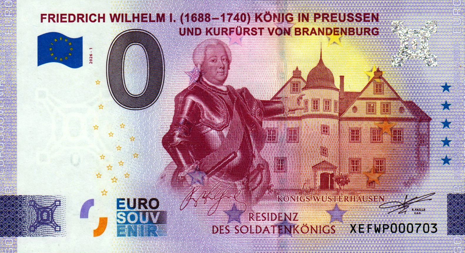Friedrich Wilhelm I König von Preussen und Kurfürst von Brandenburg 2026-1 Silber