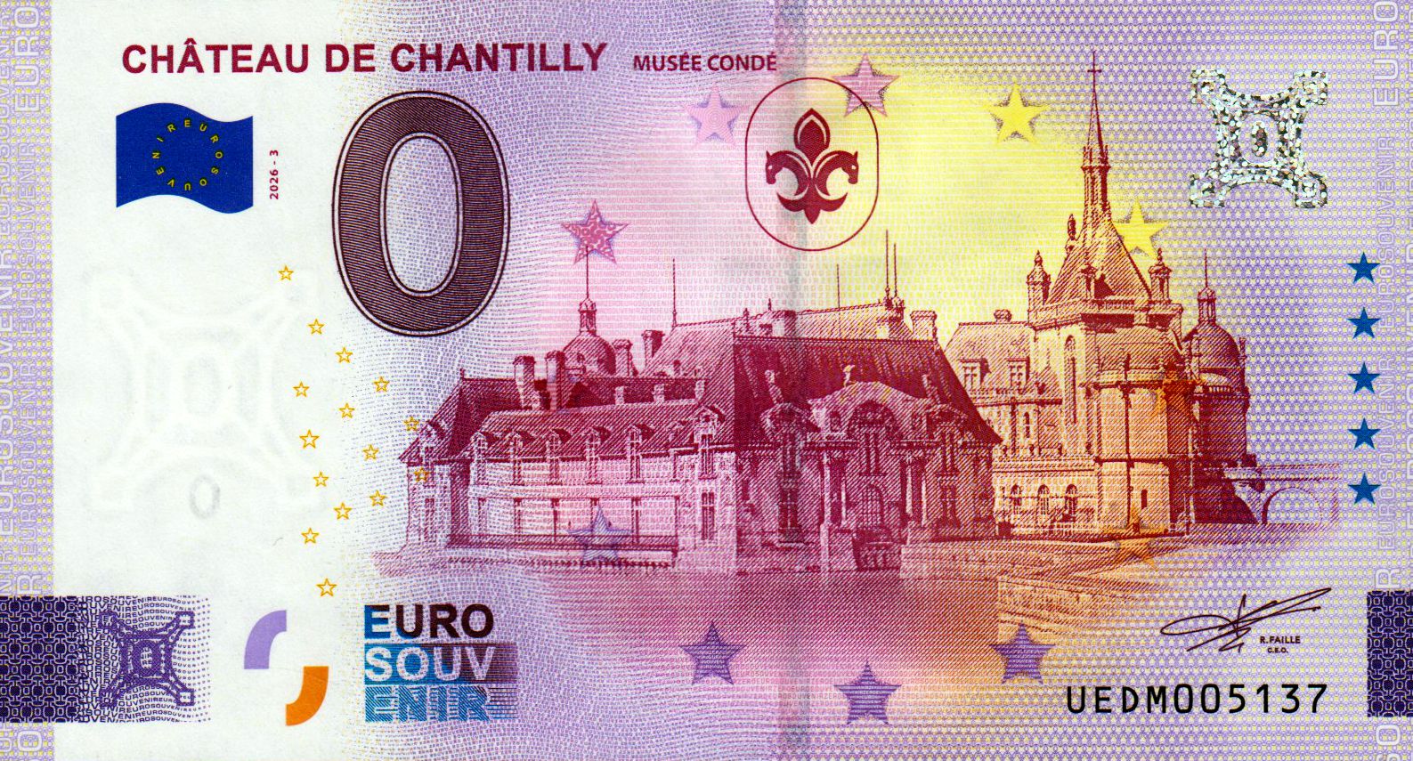 Chateau de Chantilly - Musee Conde 2026-3 Silber