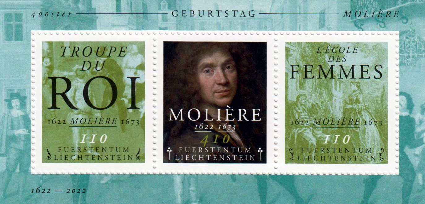 Block: 400. Geburtstag Moliére 2022