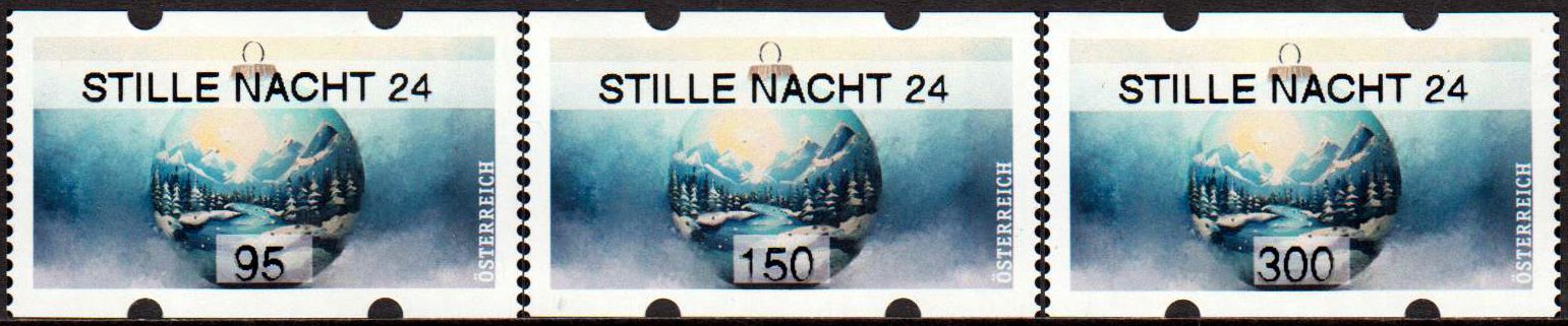 Weihnachten 2024, Weihnachtskugel, "Stille Nacht"