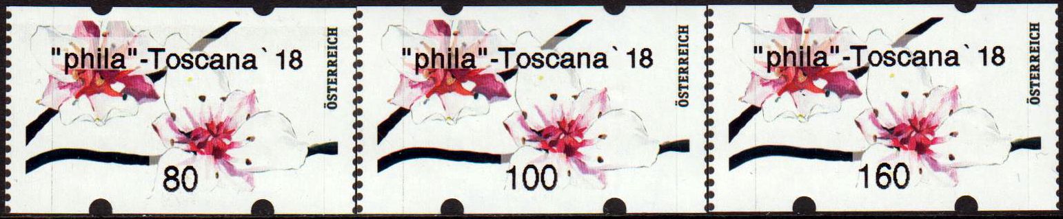 Blumen 2018, Schwanenblume, mit Aufdruck "phila-Toscana 18"