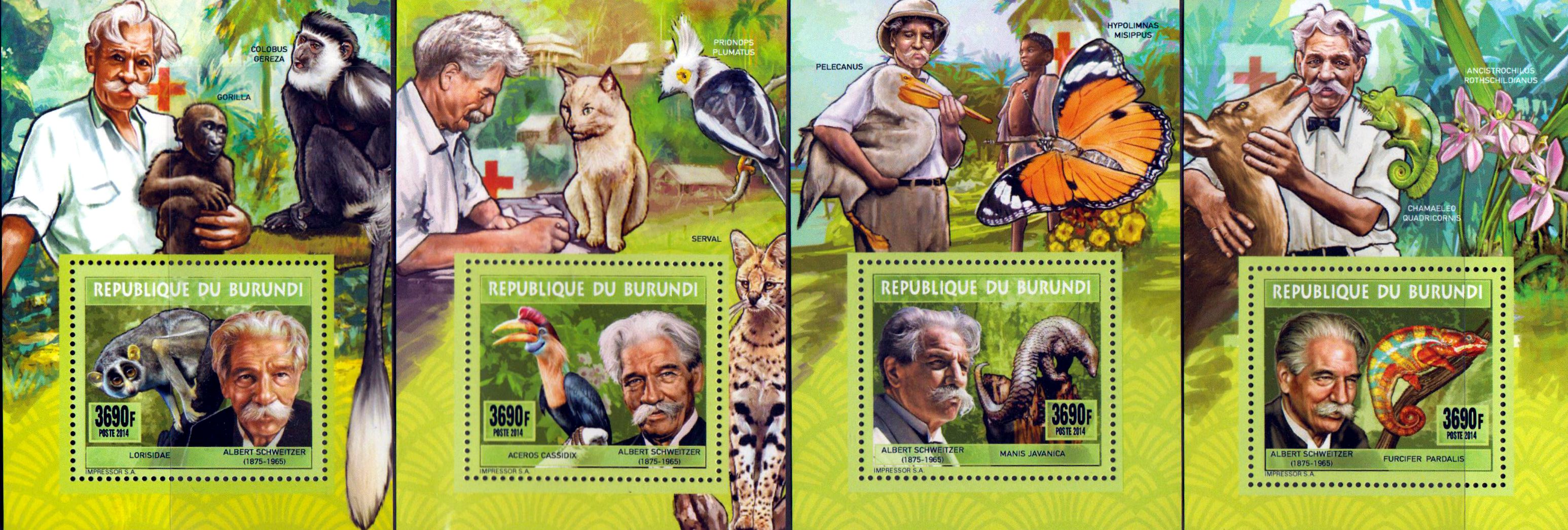 Blocks: Albert Schweitzer 2014, Tiere