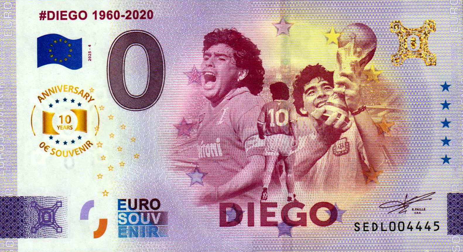 #Diego 1960-2020 2025-4 Anniversary