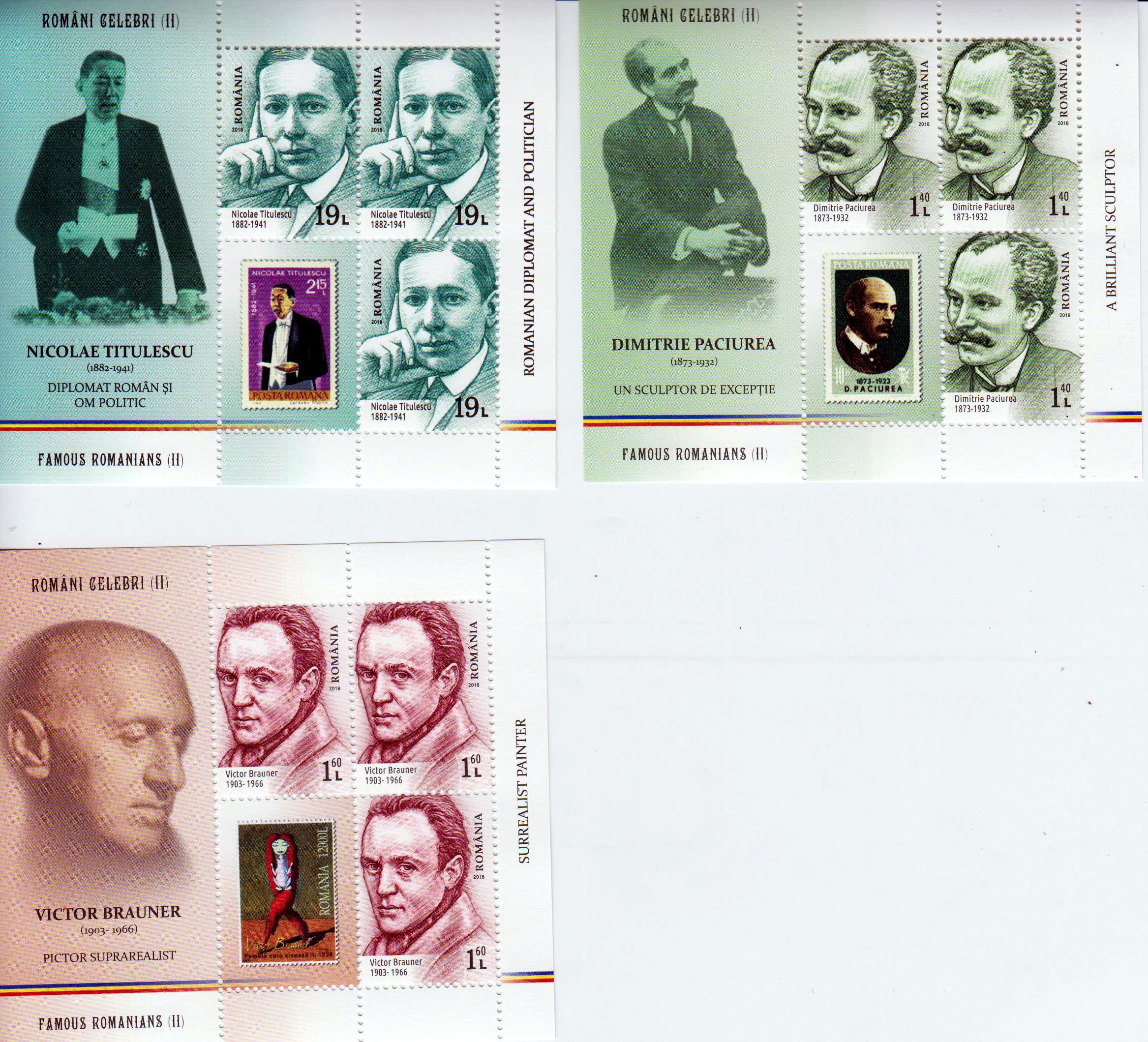 Block: Berühmte Rumänen II
