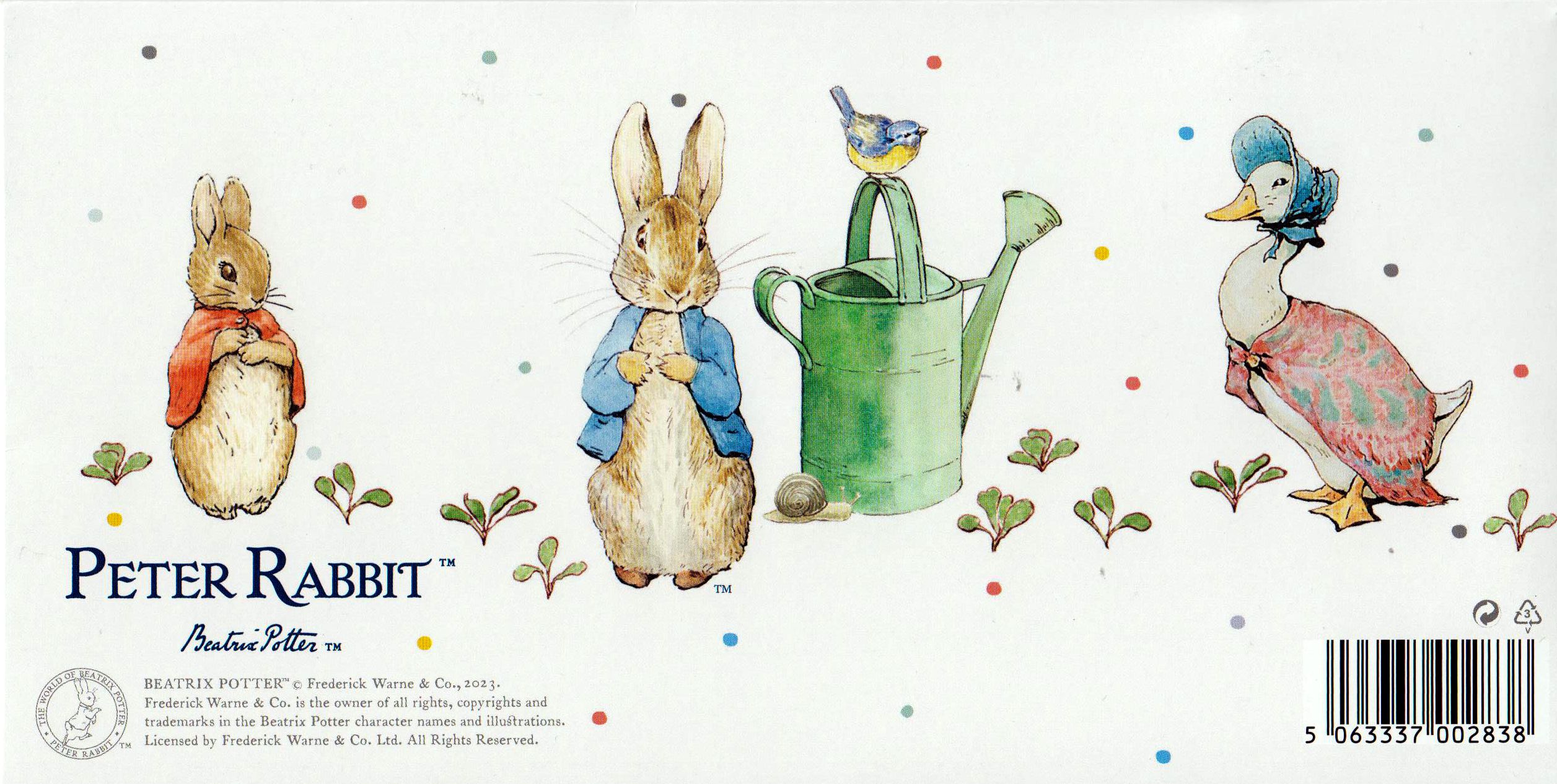 Peter Rabbit 2023-1 + 2023-2, im Folder zu je einem Schein!