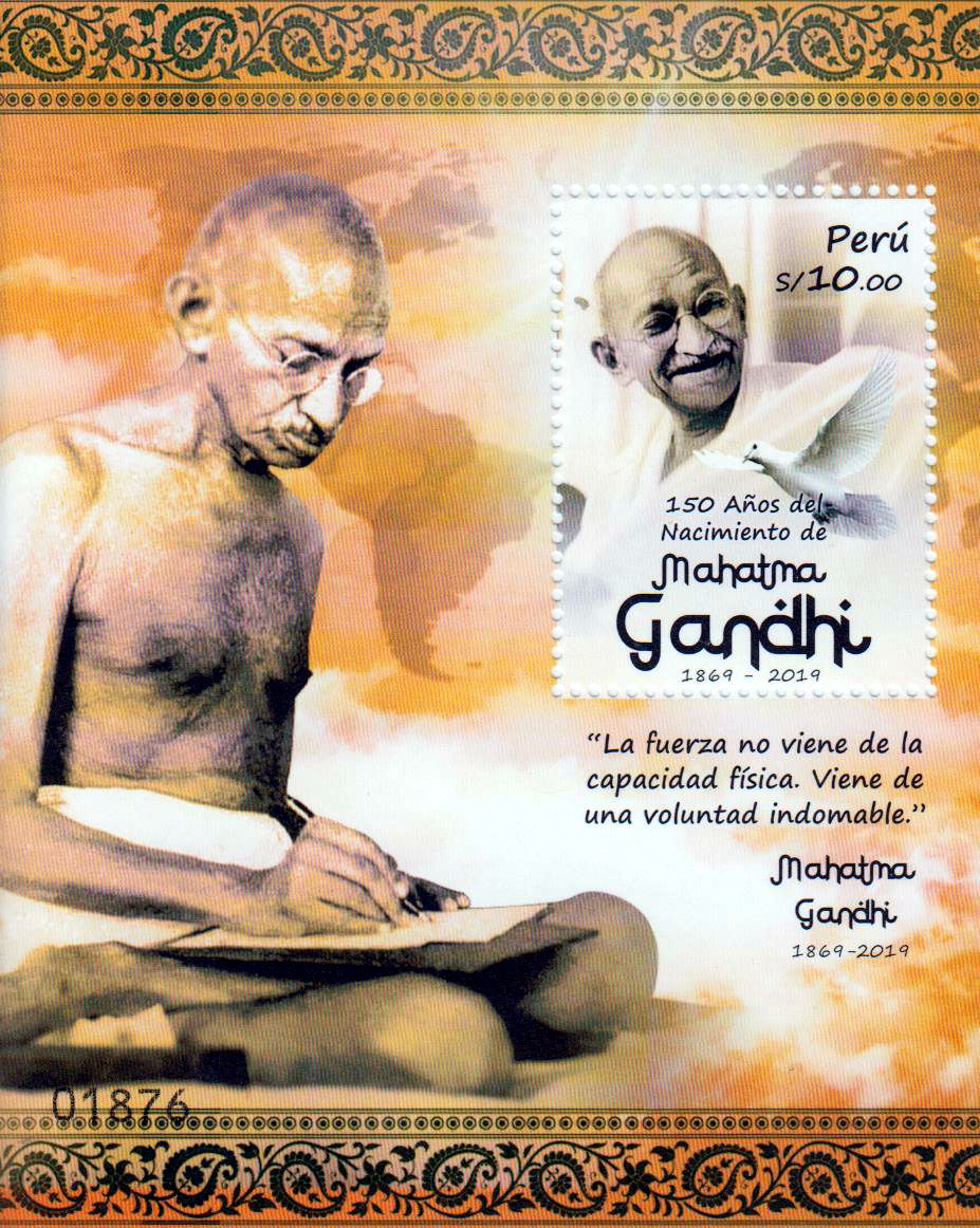 Block: 150. Geburtstag Mahatma Gandhi